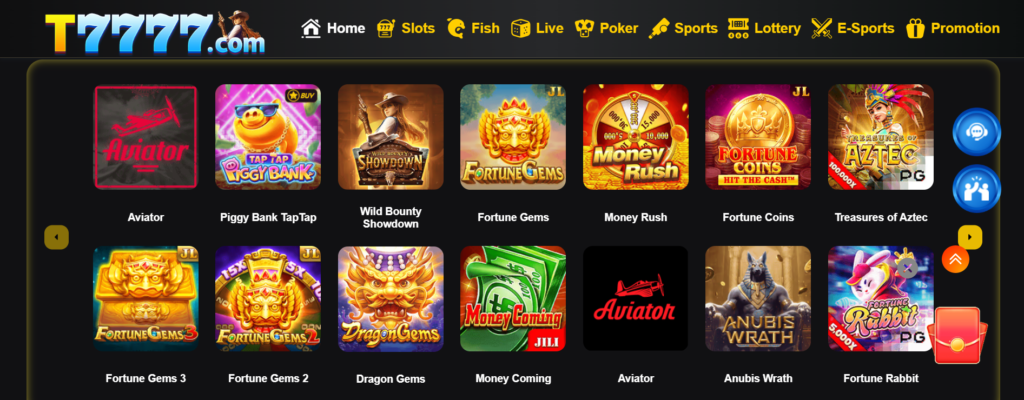 T7777 Game app